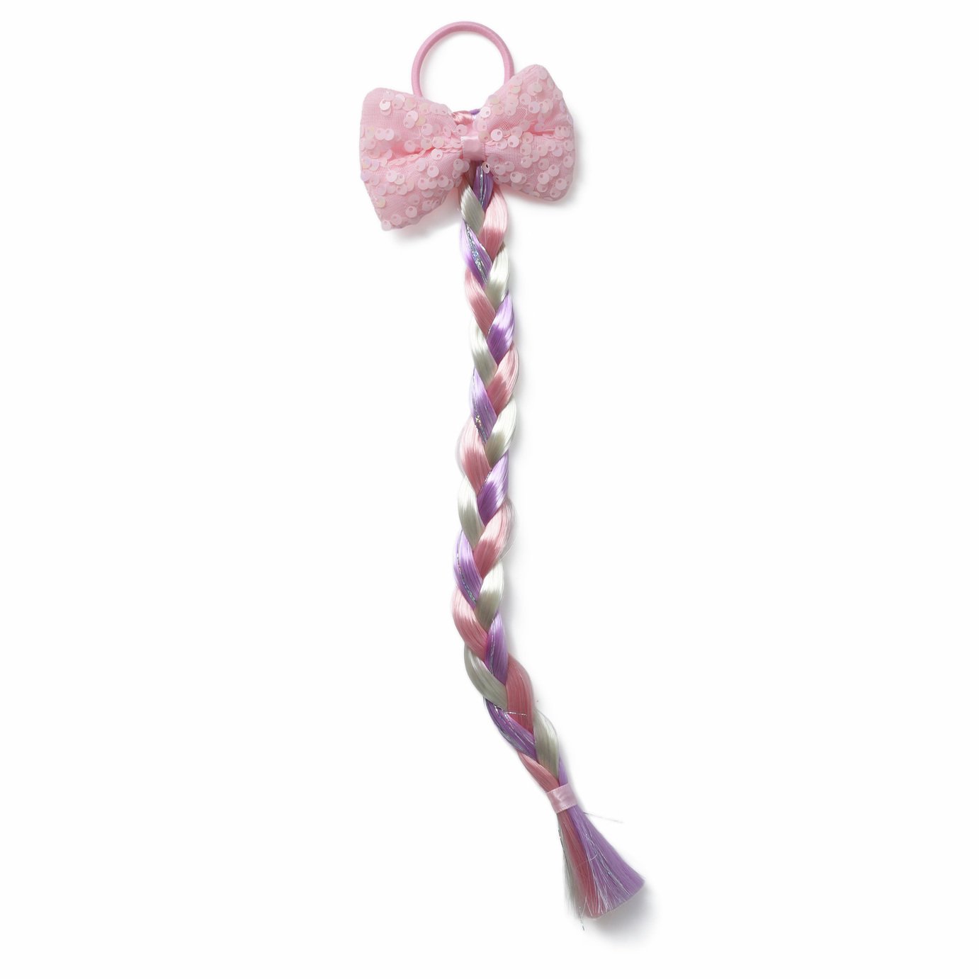 Flitzy Bow Plait Ribbon Fake Hair Tie