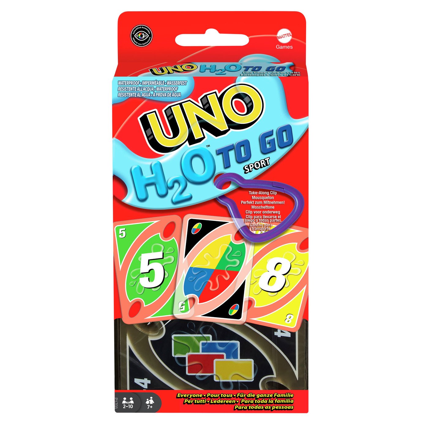 UNO H2O To Go Card Game