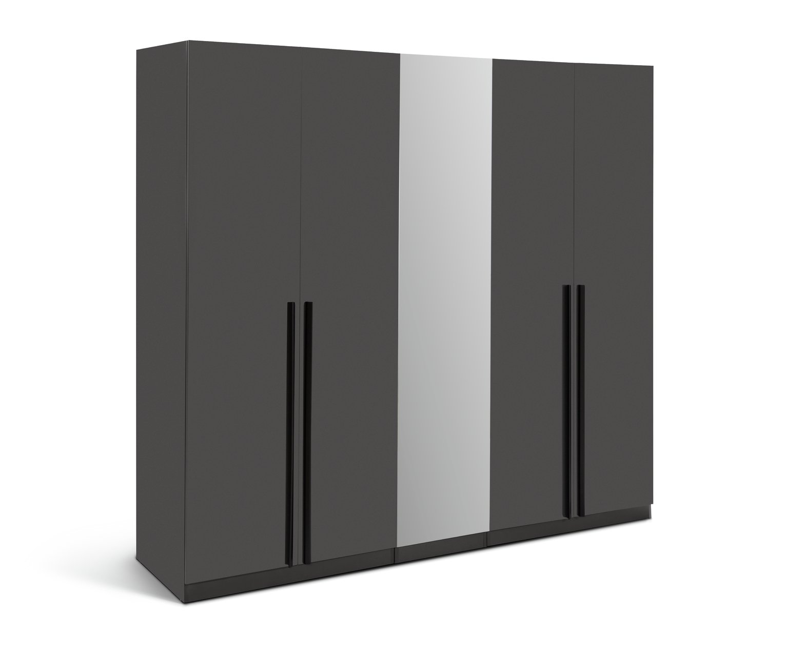 Habitat Munich 5 Door Mirror Wardrobe