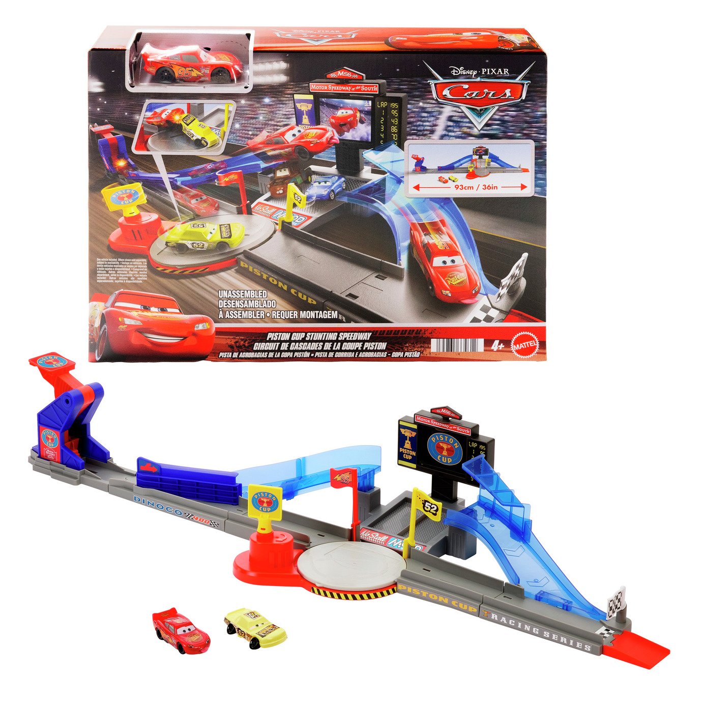 Disney and Pixar Cars Piston Cup Stunting Speedway Playset