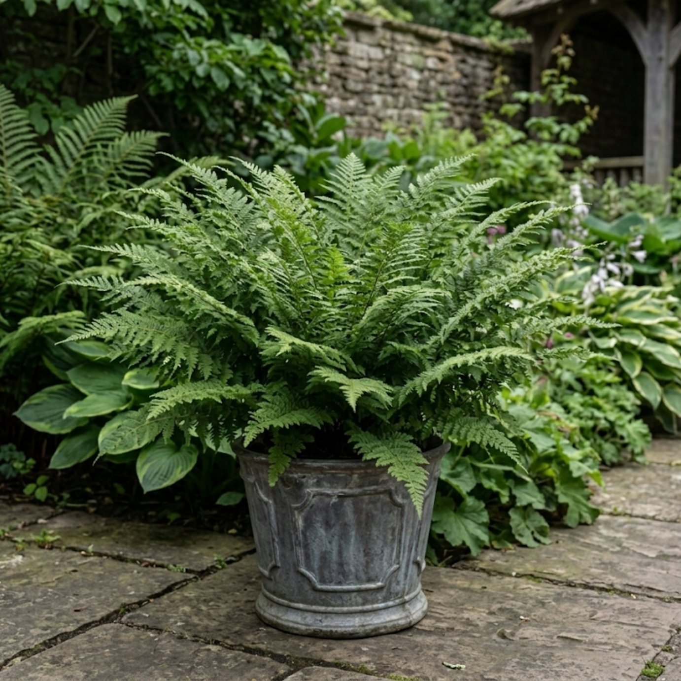 Accelopack Densum Green Shield Fern Plant - Pack of 3