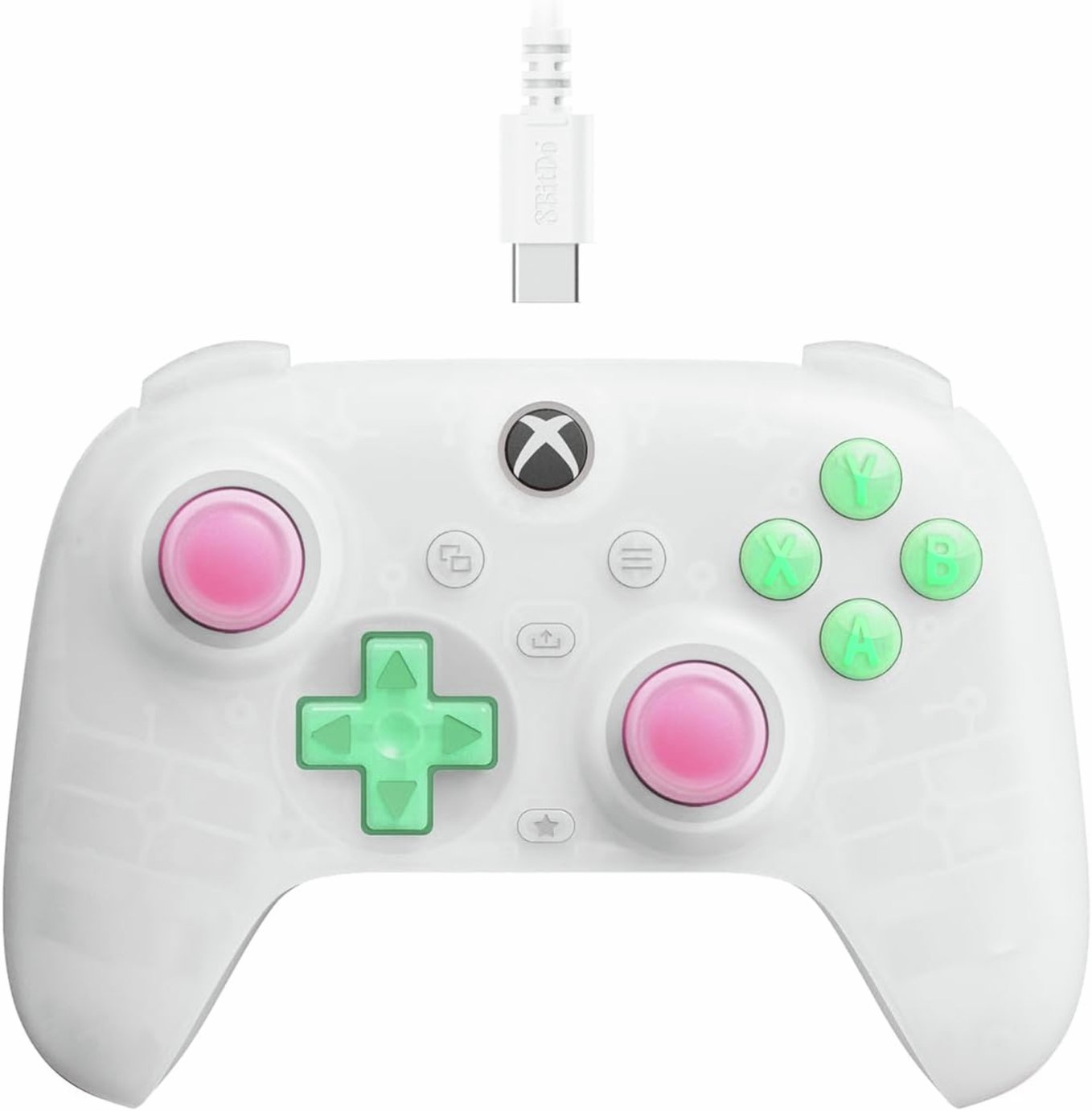 8BitDo Ultimate Mini Xbox & PC Wired Controller - White