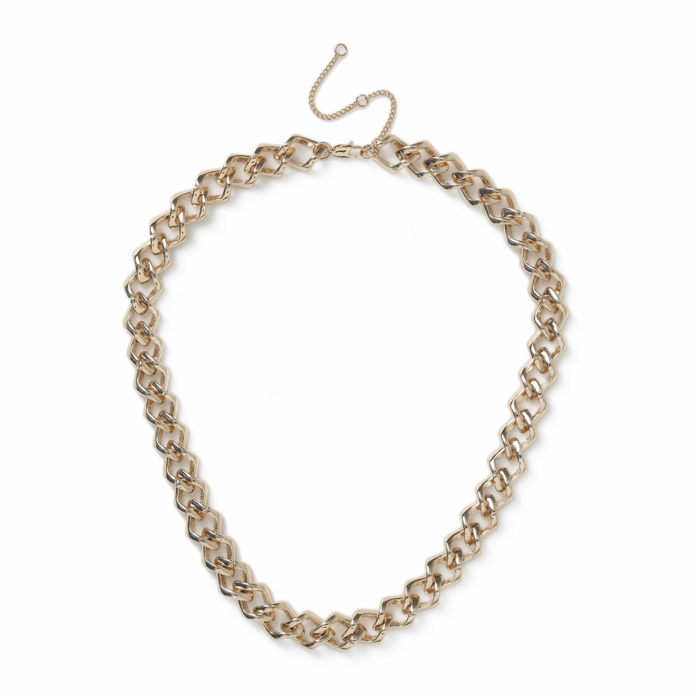 Freedom Gold Tone Chunky Chain Necklace