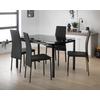 Extending glass dining table argos deals