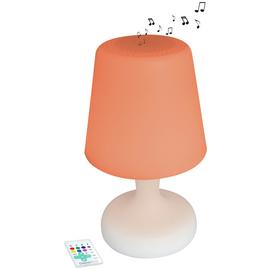 Decotech Kids Colour Changing LED & Sound Table Lamp - White