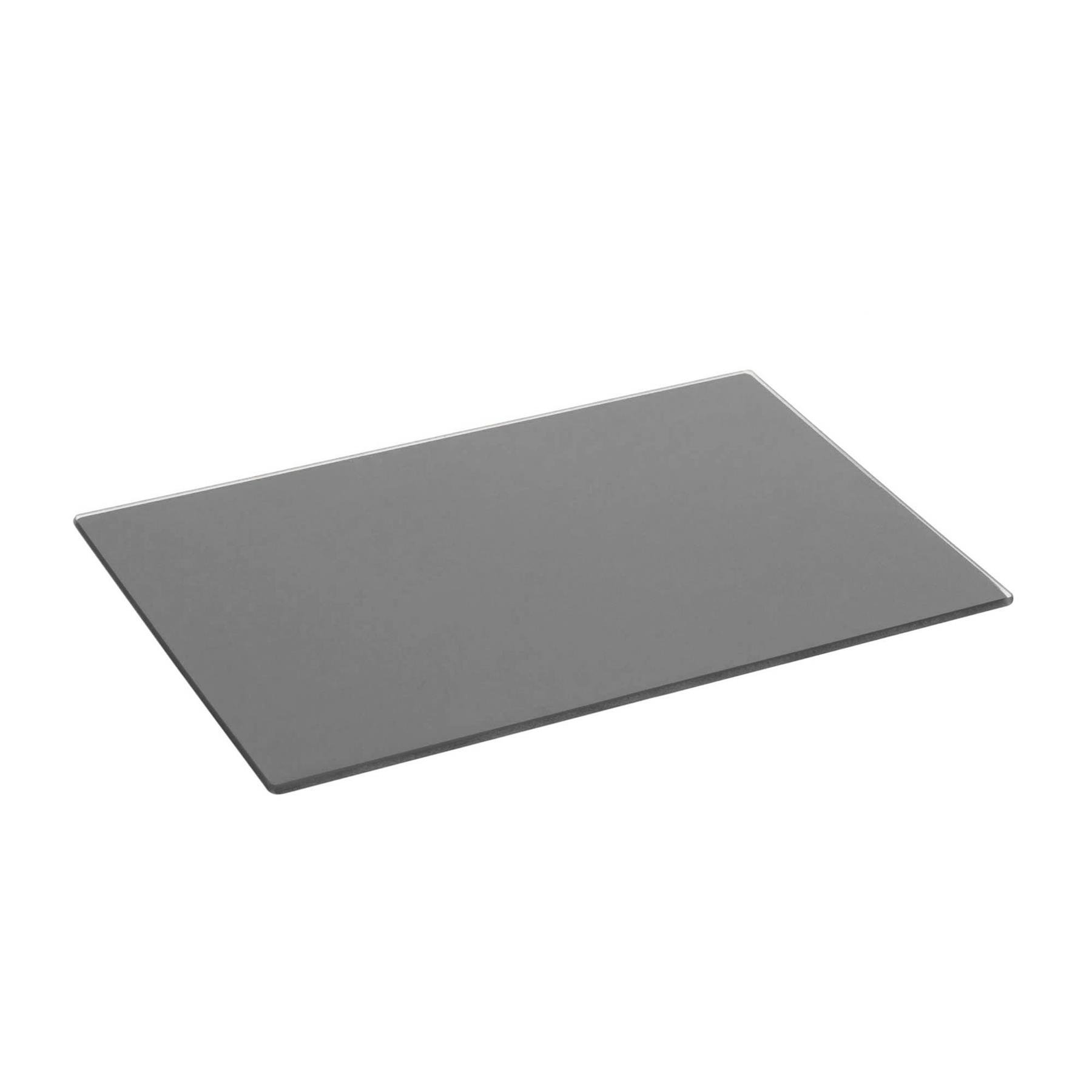 Harbour Housewares Glass Kitchen Chopping Board - Grey