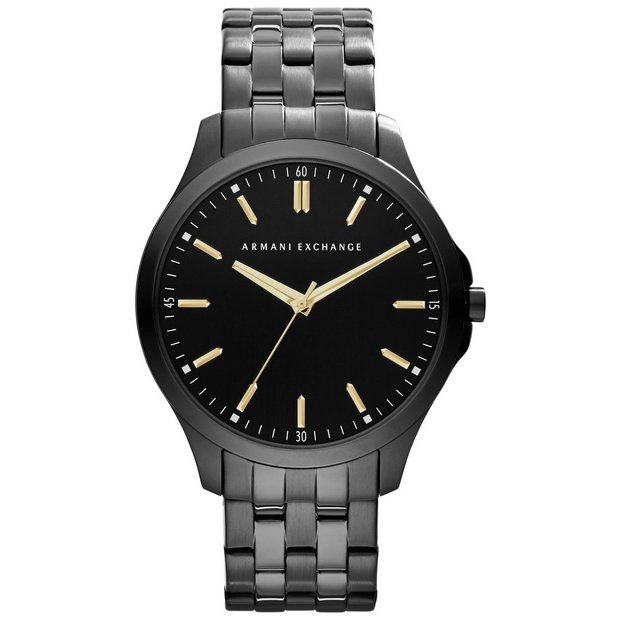 Black and gold clearance armani watch