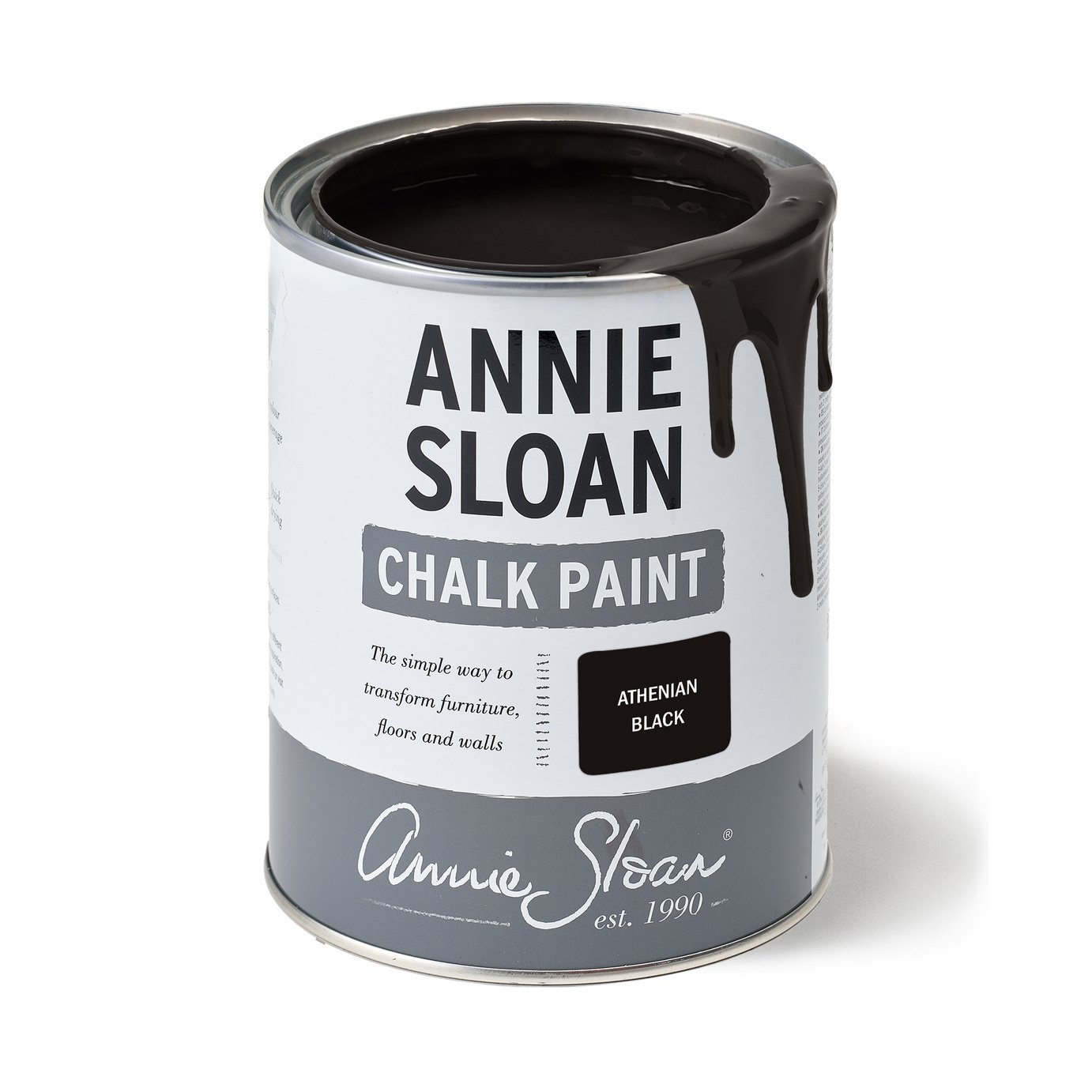 Annie Sloan Furniture Matt Chalk Paint 1L - Athenian Black