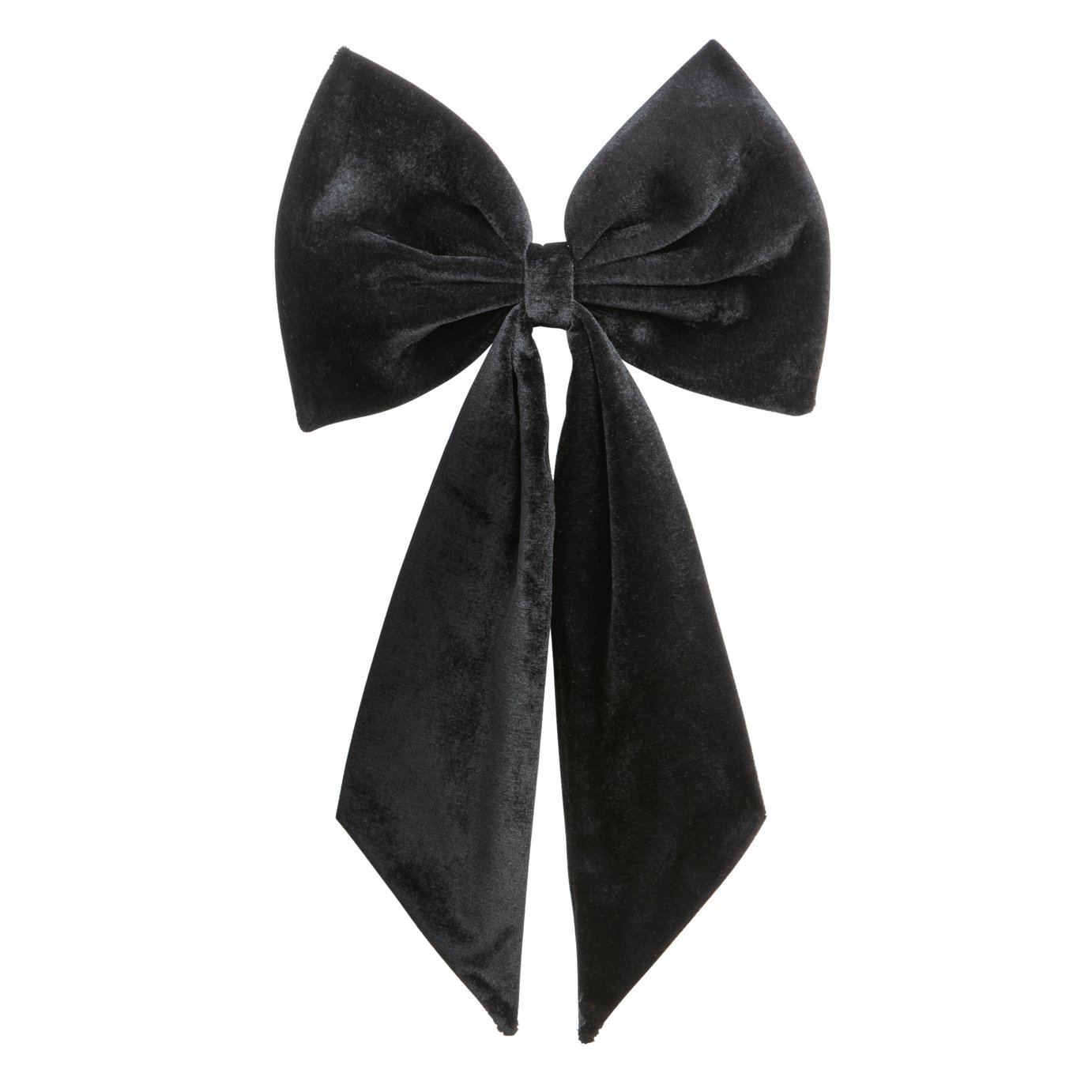 Argos Home Black Velvet Bow