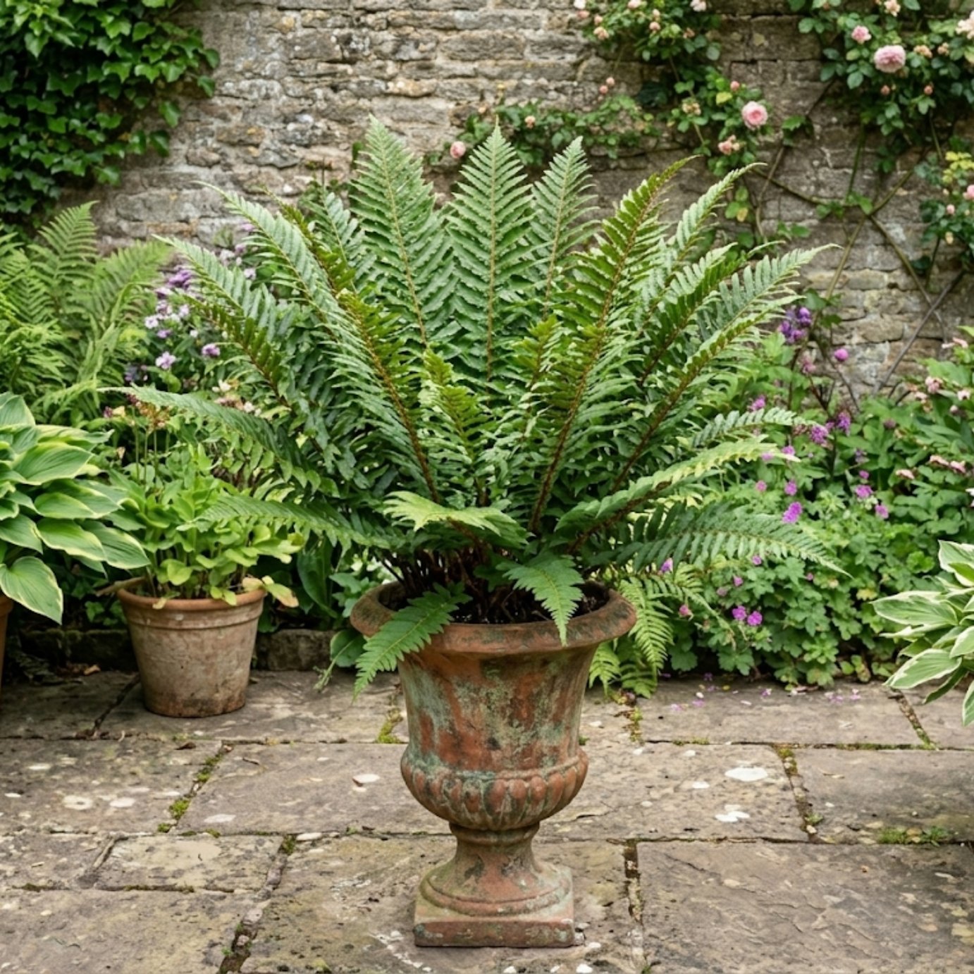 Accelopack Shield Fern Green Plant - Set of 3