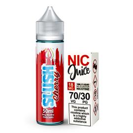 Aqua Vape Slush Cherry Shortfill Including Nic Shot