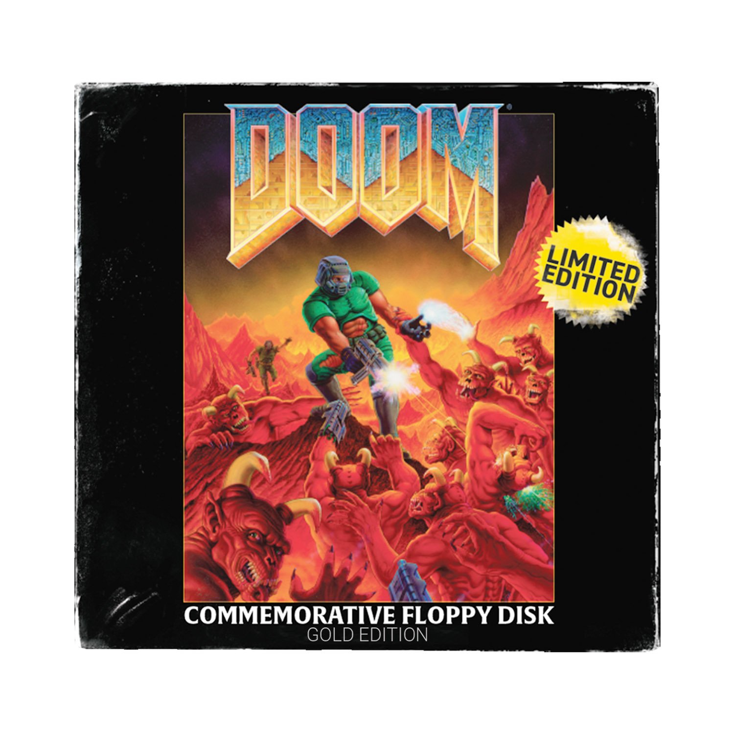 Fanattik DOOM Floppy Disk Limited Edition Imitation Gold Replica Pre-Order