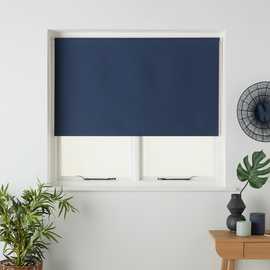 Argos Home Blackout Indigo Roller Blind