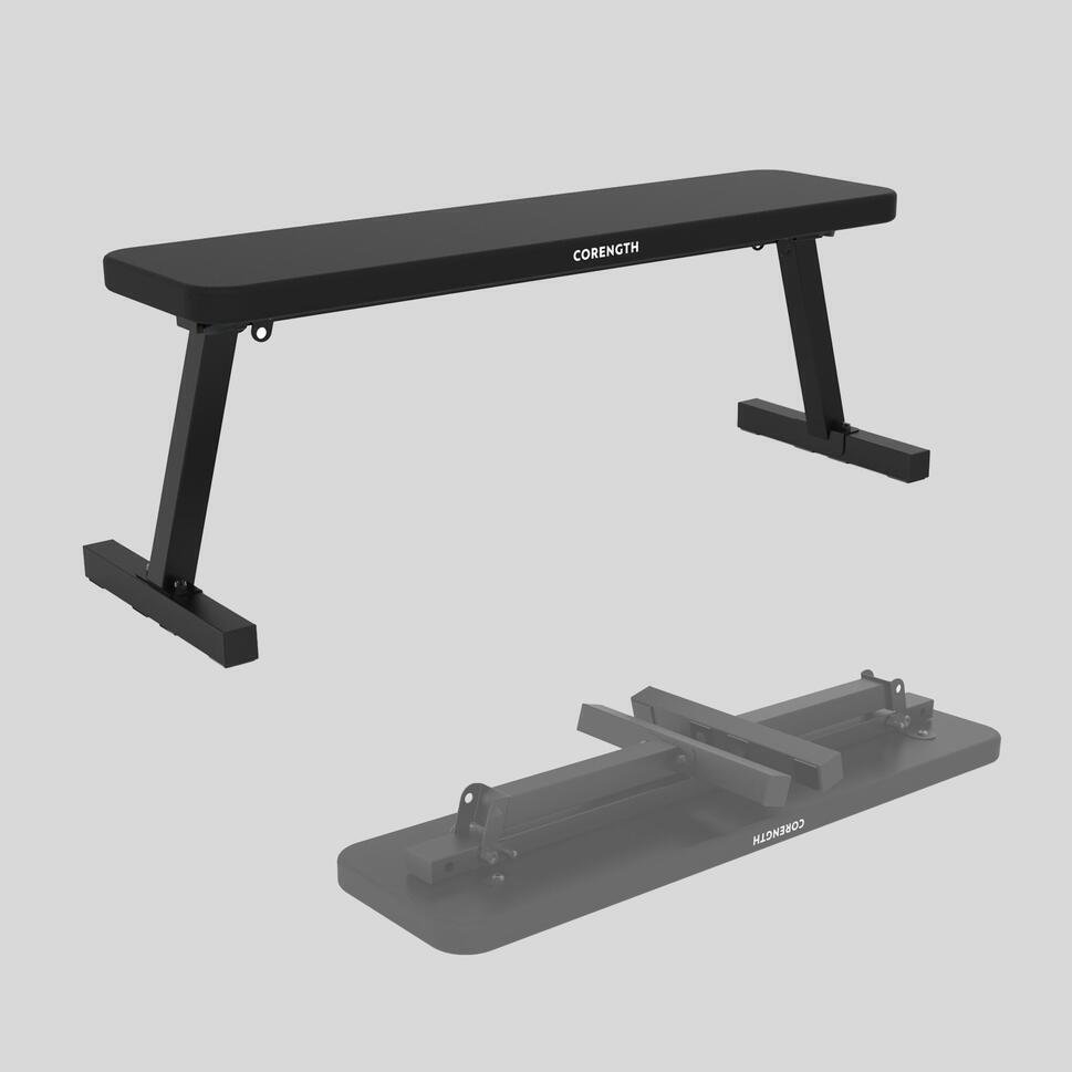 Decathlon 100 Foldable Exercise Bench - 200kg Capacity