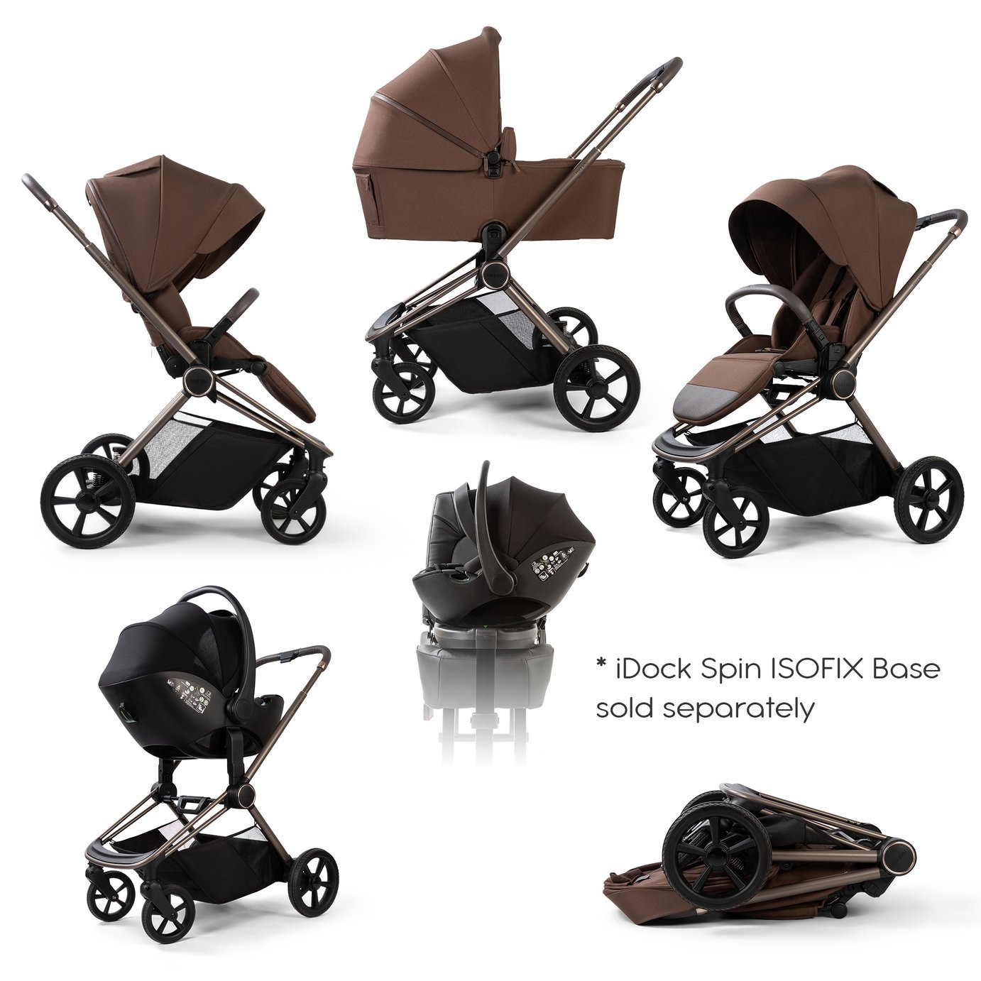Red Kite Push Me Cruise 3-In-1 Travel System - Chestnut