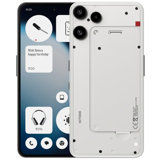 Nothing Phone (3a)ホワイト128gb SIMフリー Nothing Phone (3a) SIM-free White | EE
