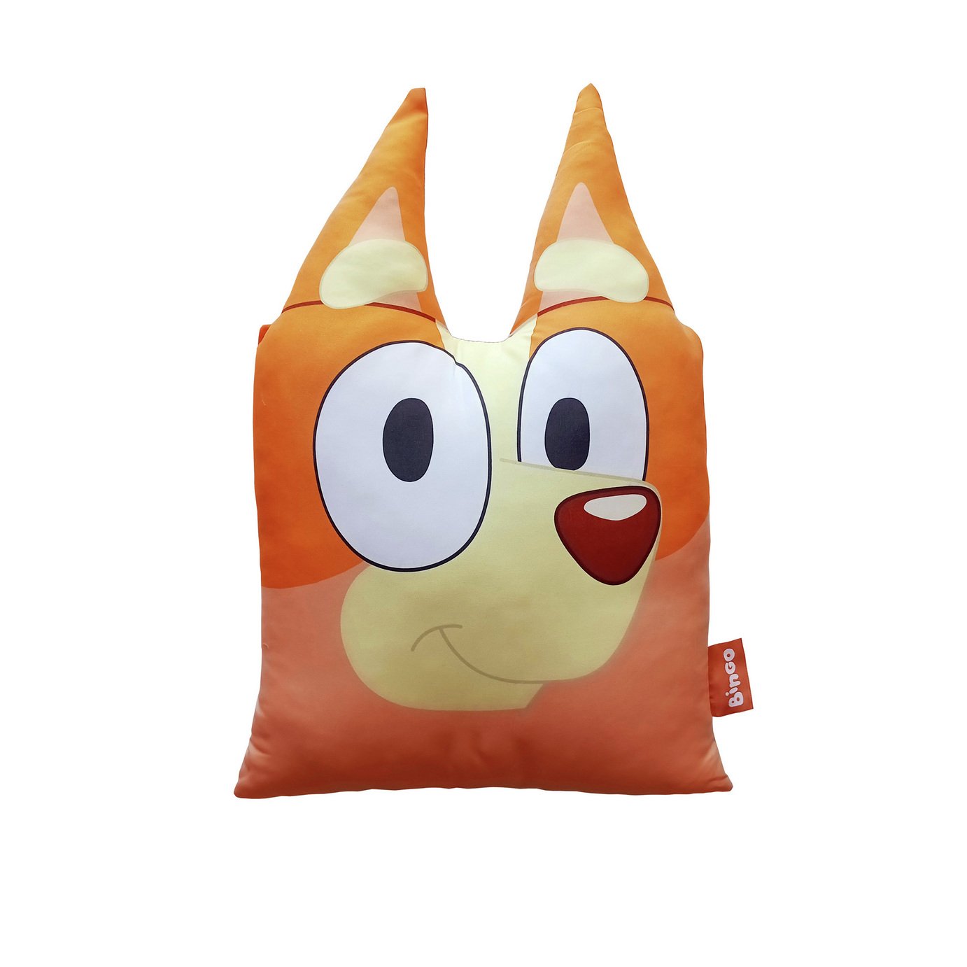Bluey Bingo 3D Cushion Orange - 50x35cm