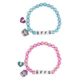 LOL Surprise Kid's Crystal Beaded BFF Charm Bracelet Set