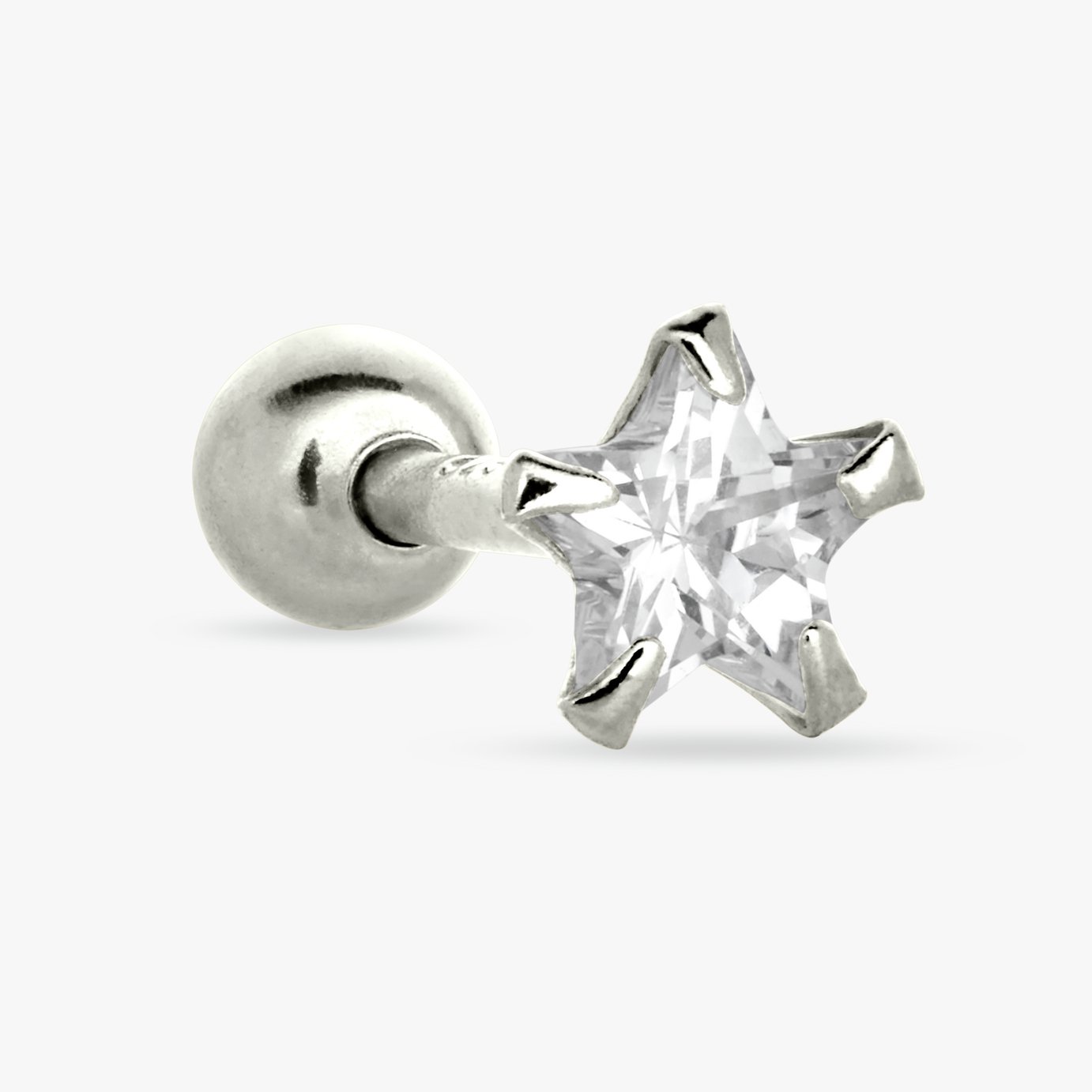 Revere Sterling Silver Star Stud Earring