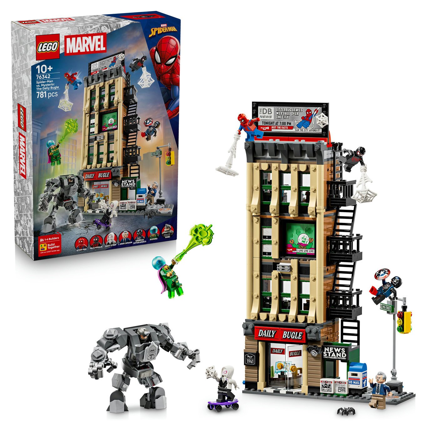 LEGO Marvel SpiderMan vs Mysterio Daily Bugle 76342 PREORDER