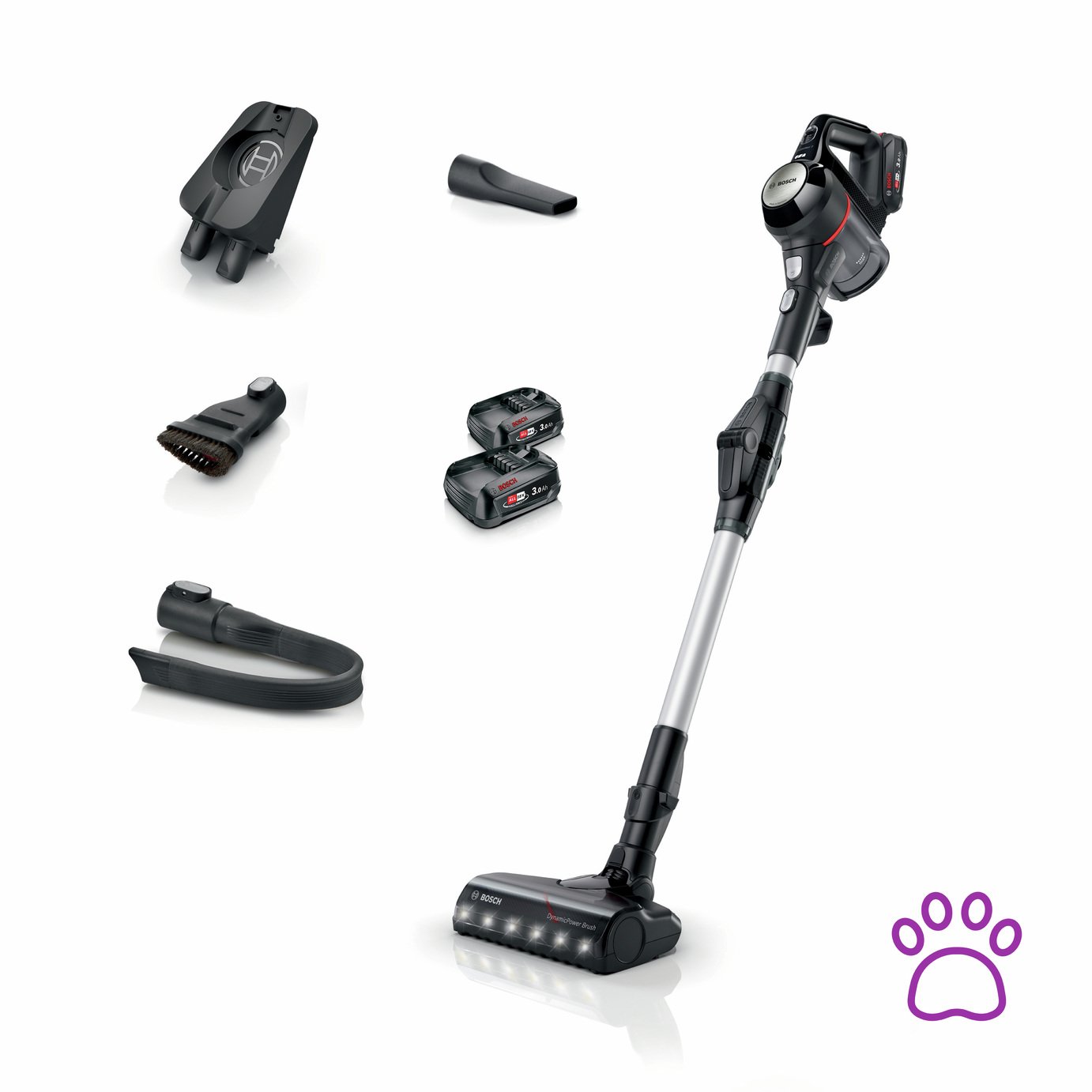 Bosch Unlimited 7 MultiUse 2 Battery Cordless Vacuum Cleaner