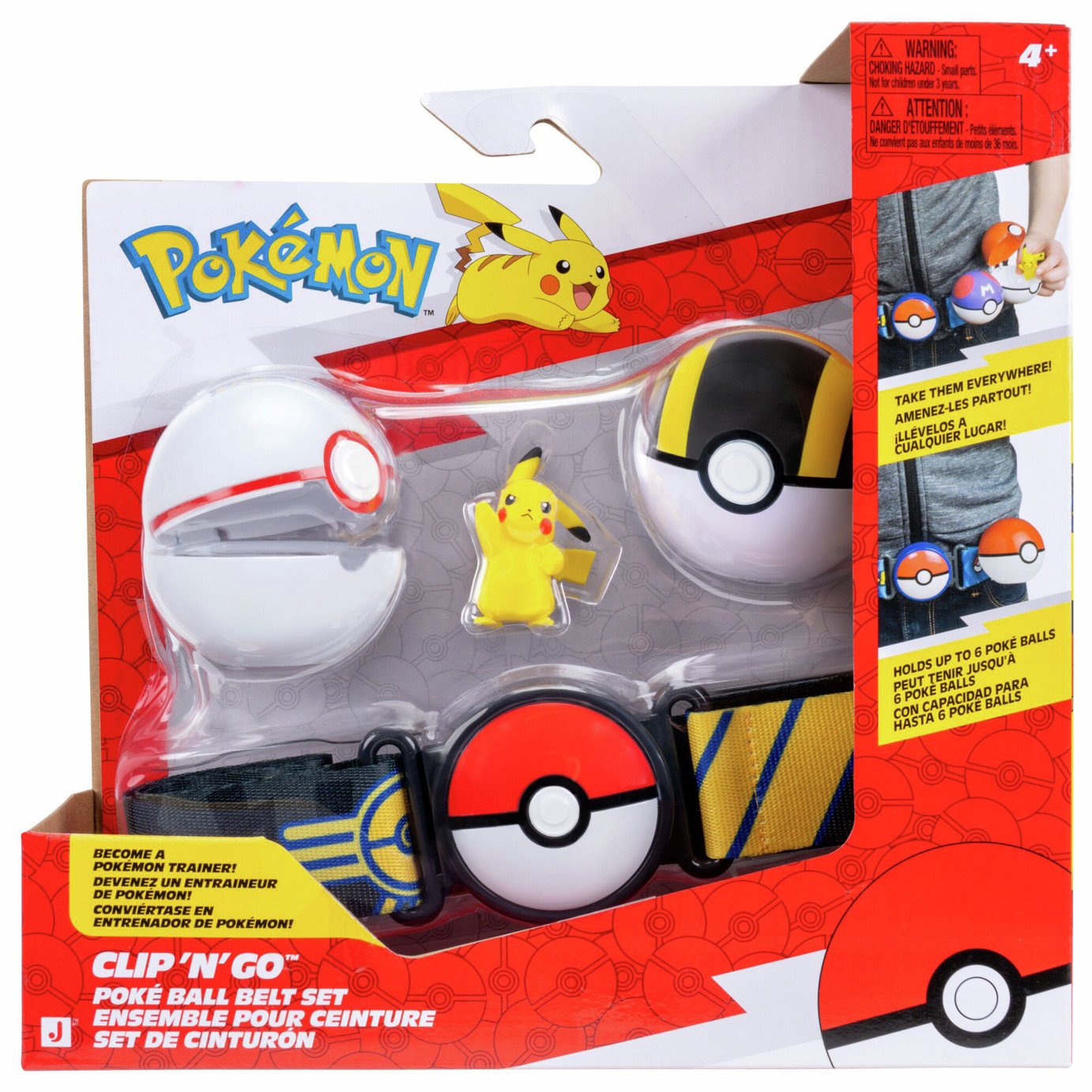 Pokémon Clip 'N' Go Pikachu Belt Set