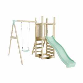 Mercia Wooden Climbing Frame with Slide & Swing