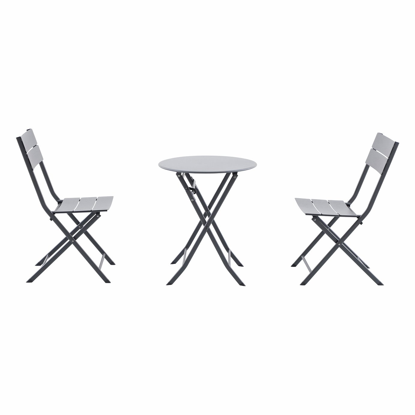 Pacific 2 Seater Rennes Outdoor Bistro Set - Anthracite