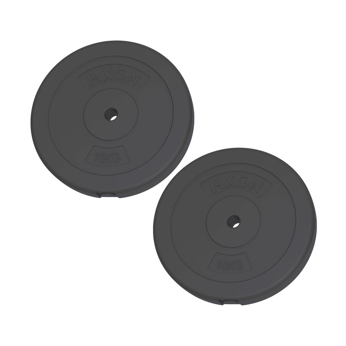 HXGN Vinyl Standard Weight Plates - 2 x 10kg