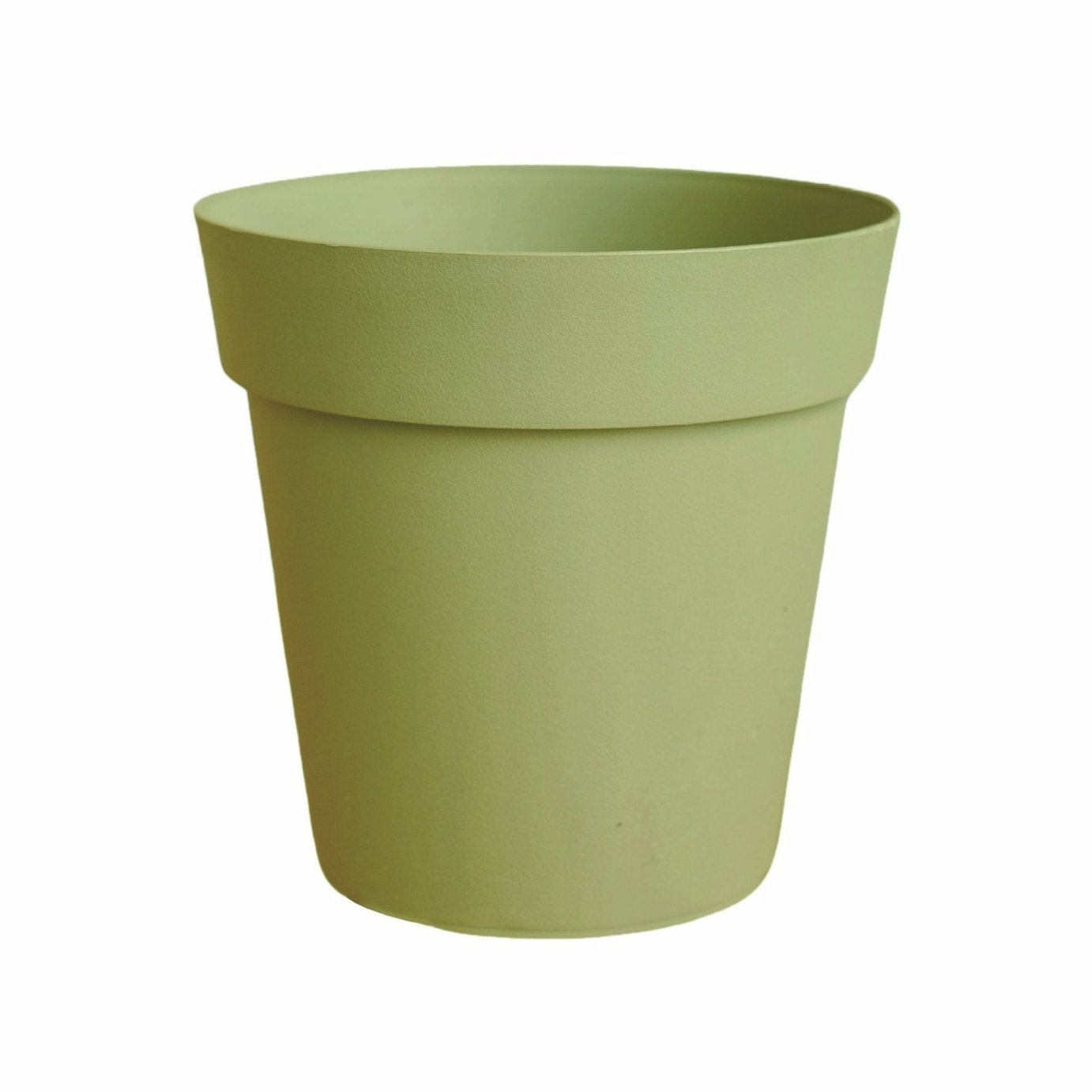 Ivyline 40cm Cleo plastic Planter with Wheels - Olive