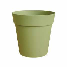 Ivyline 40cm Cleo plastic Planter with Wheels - Olive