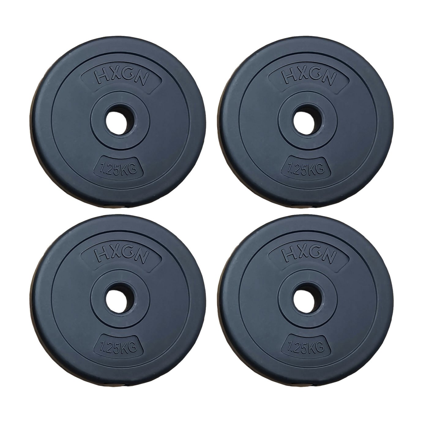 HXGN Vinyl Standard Weight Plates - 4 x 1.25kg