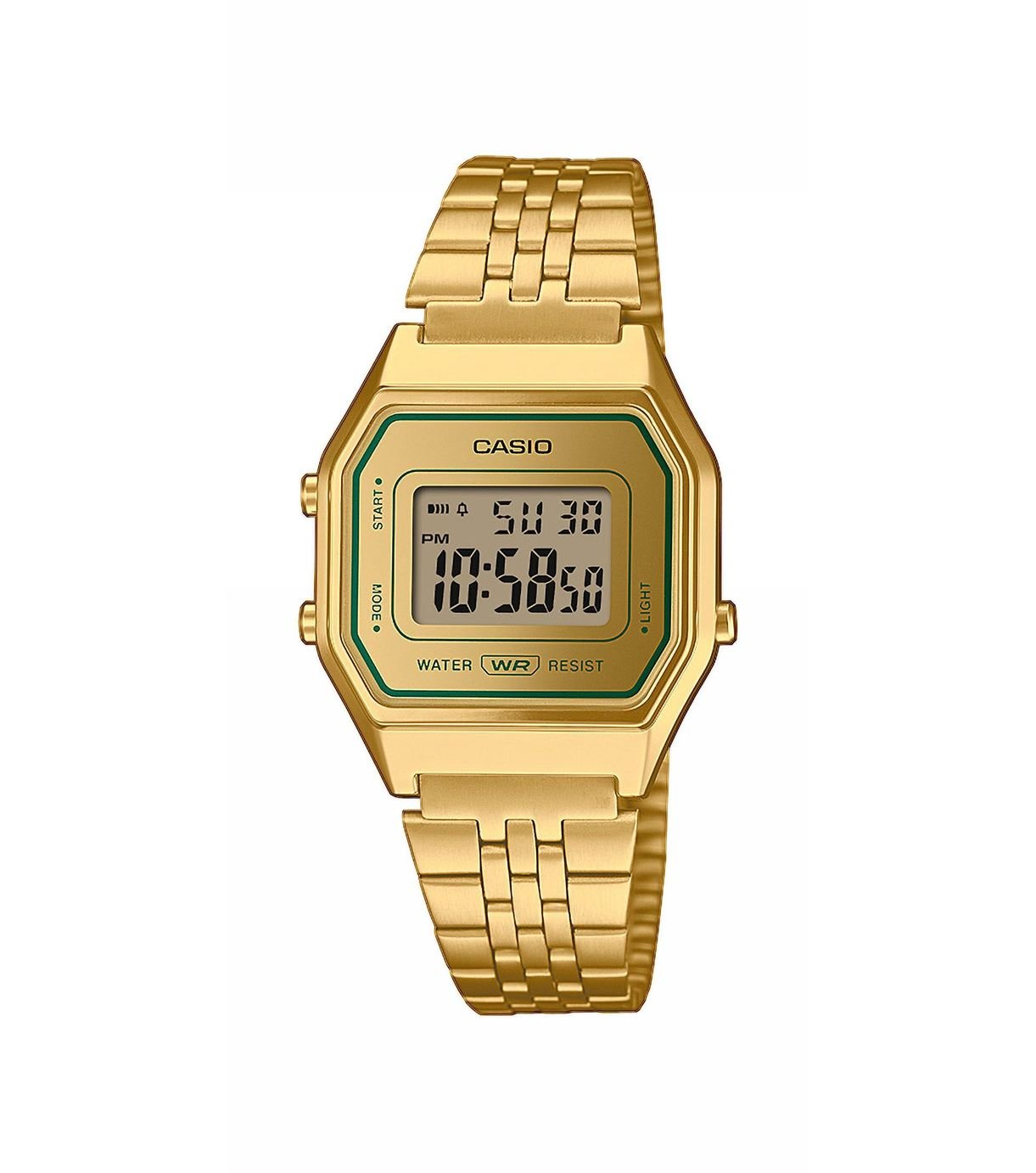 Casio Stainless Stee Gold Colour Vintage Digital Watch
