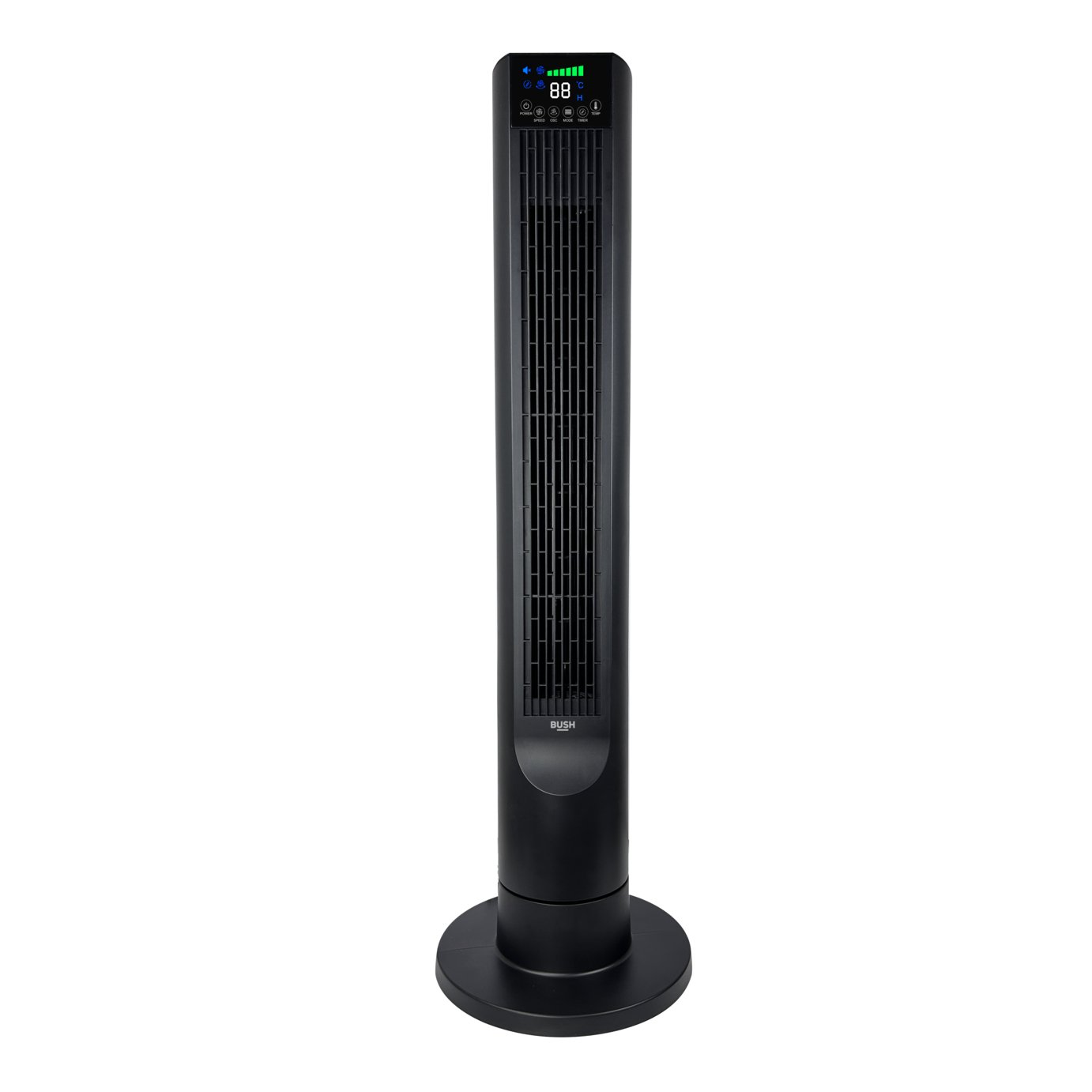 Bush Digital Screen Black Tower Fan