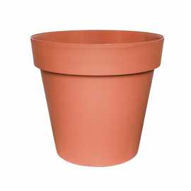 Ivyline 40cm Cleo plastic Planter with Wheels - Terracotta