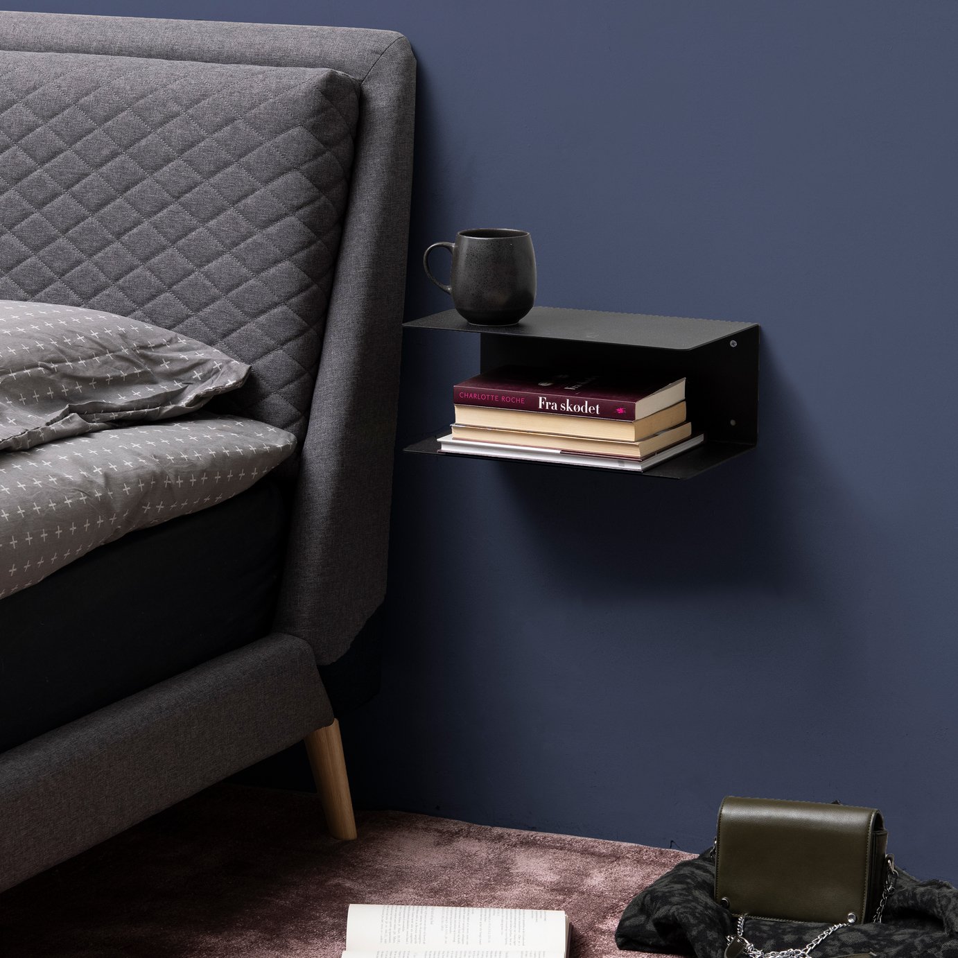 Furniture To Go Joliet 35cm Floating Shelf - Black