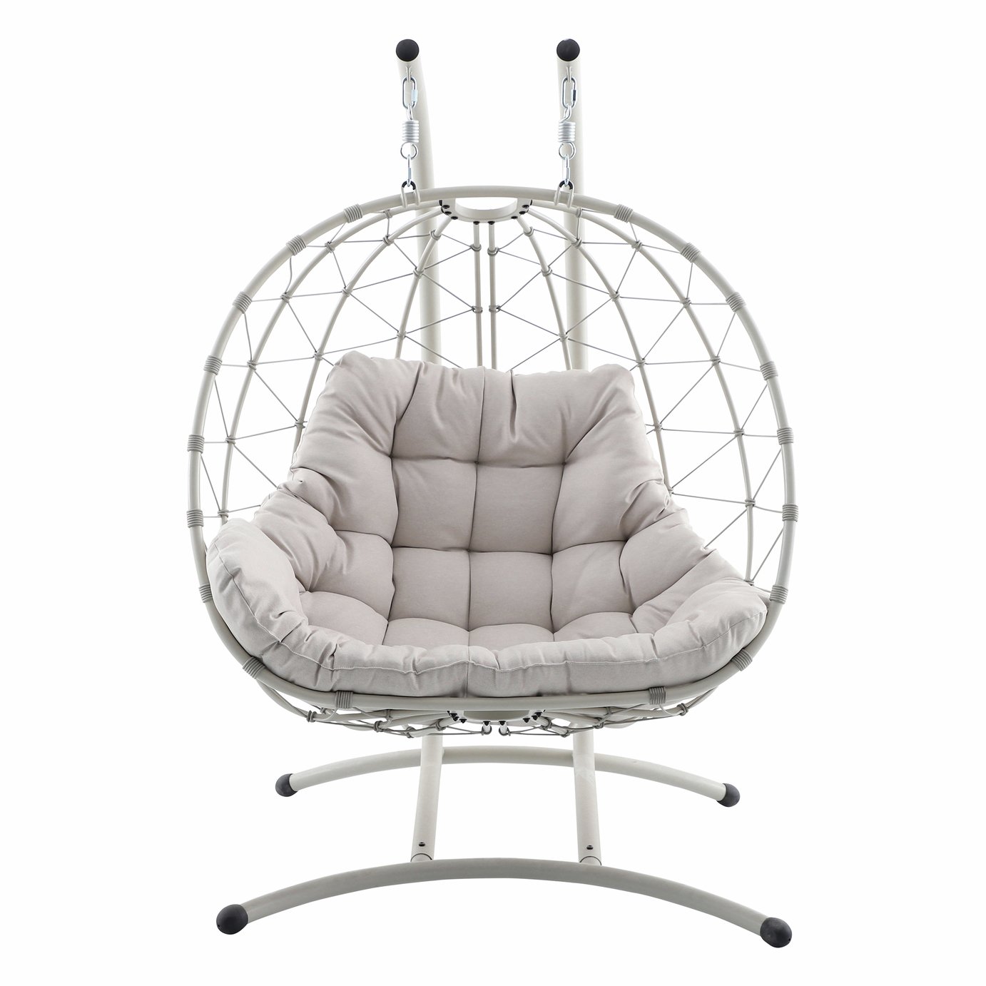 Pacific Lyon Outdoor Double Hanging Chair - Putty