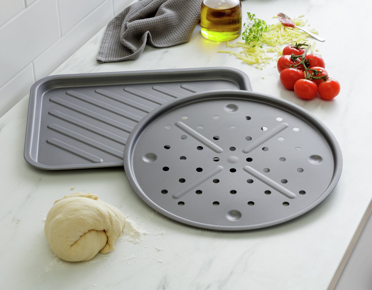 Argos Home Oven Tray and Pizza Pan