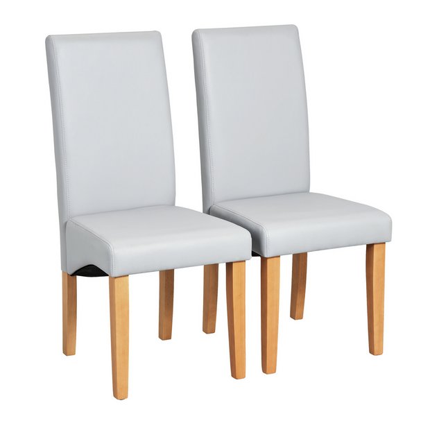 White kitchen chairs online argos