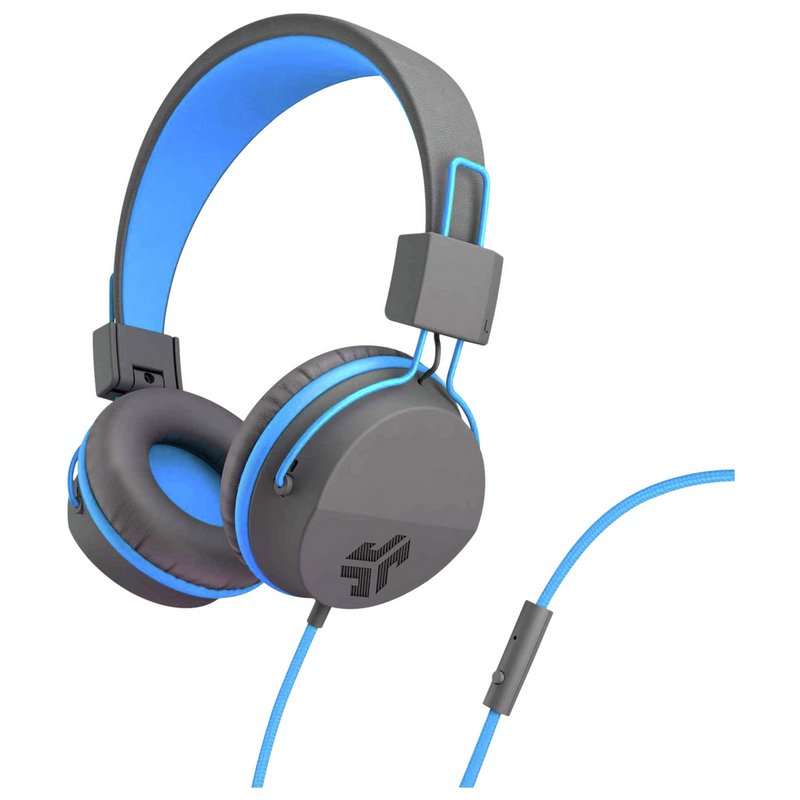 JLab JBuddies Kids Headphones - Grey/ Blue from Argos
