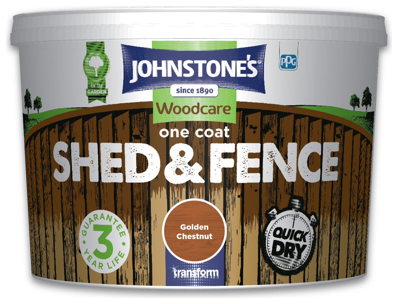 Johnstone's - Shed & Fence Paint - Golden Chestnut - 9L