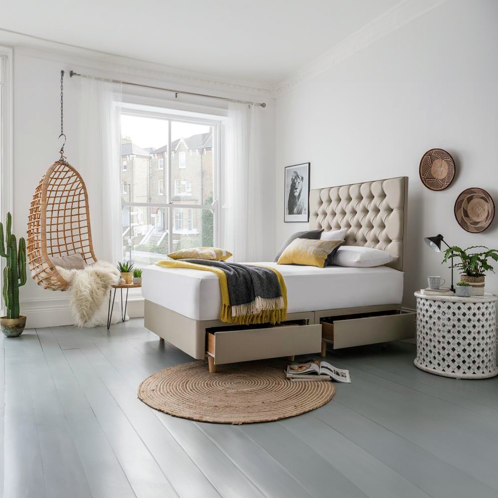 Silentnight Sassaria Divan Base & Headboard