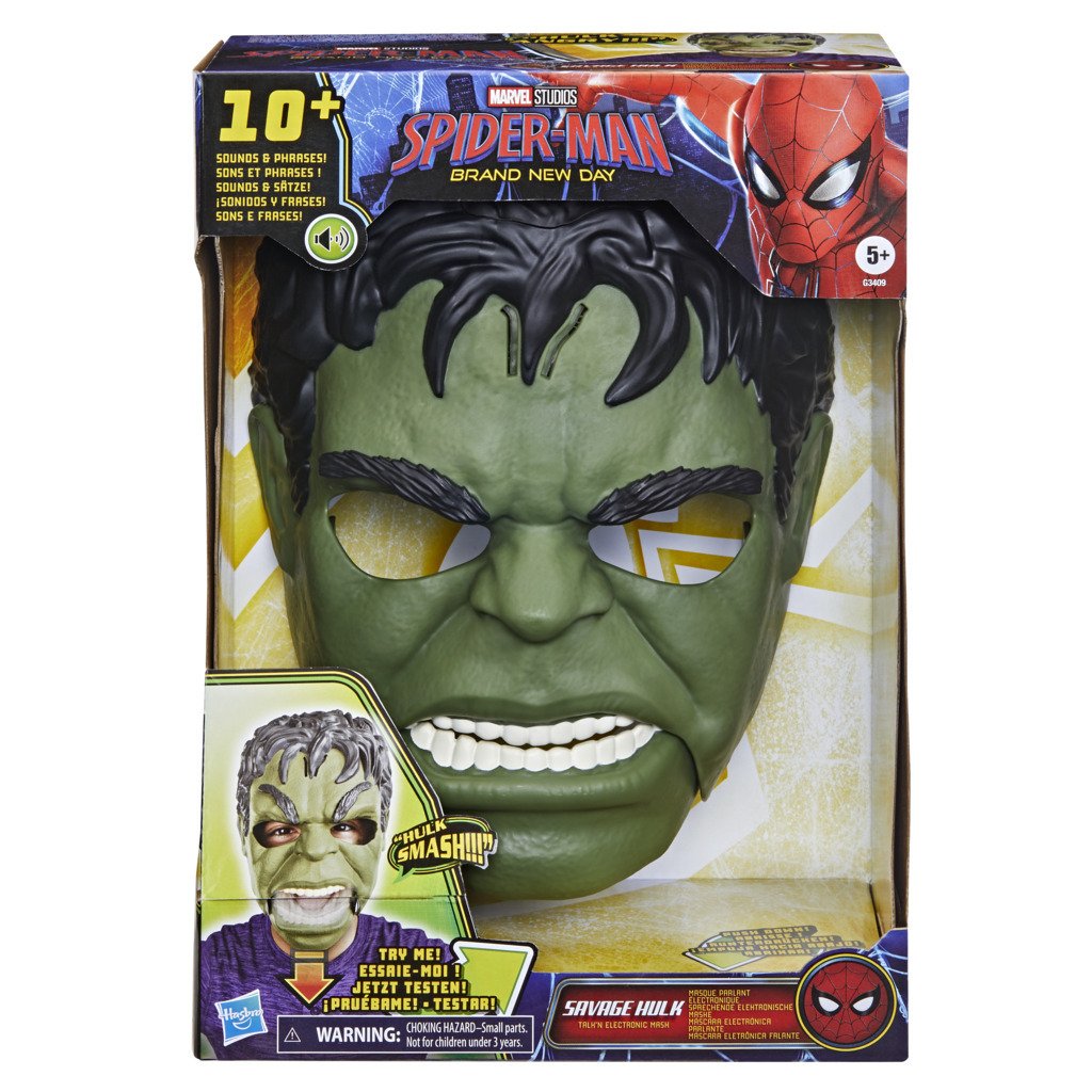 Spider-Man Brand New Day Savage Hulk Talk'n Electronic Mask