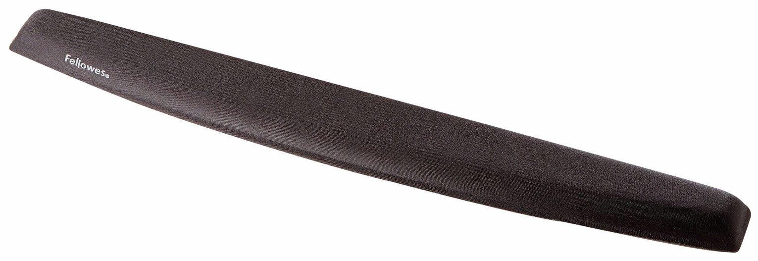 Fellowes Memory Foam Keyboard Wrist Support - Black