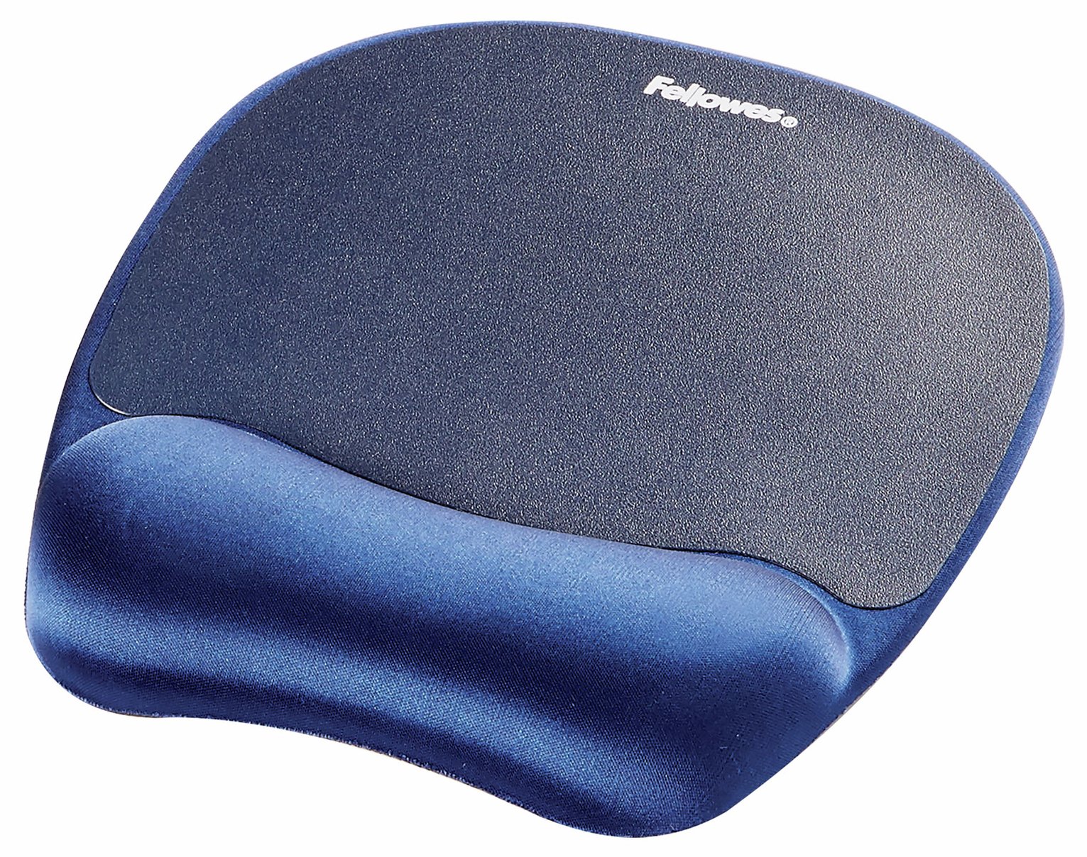 Fellowes Memory Foam Mousepad Wrist Support - Blue