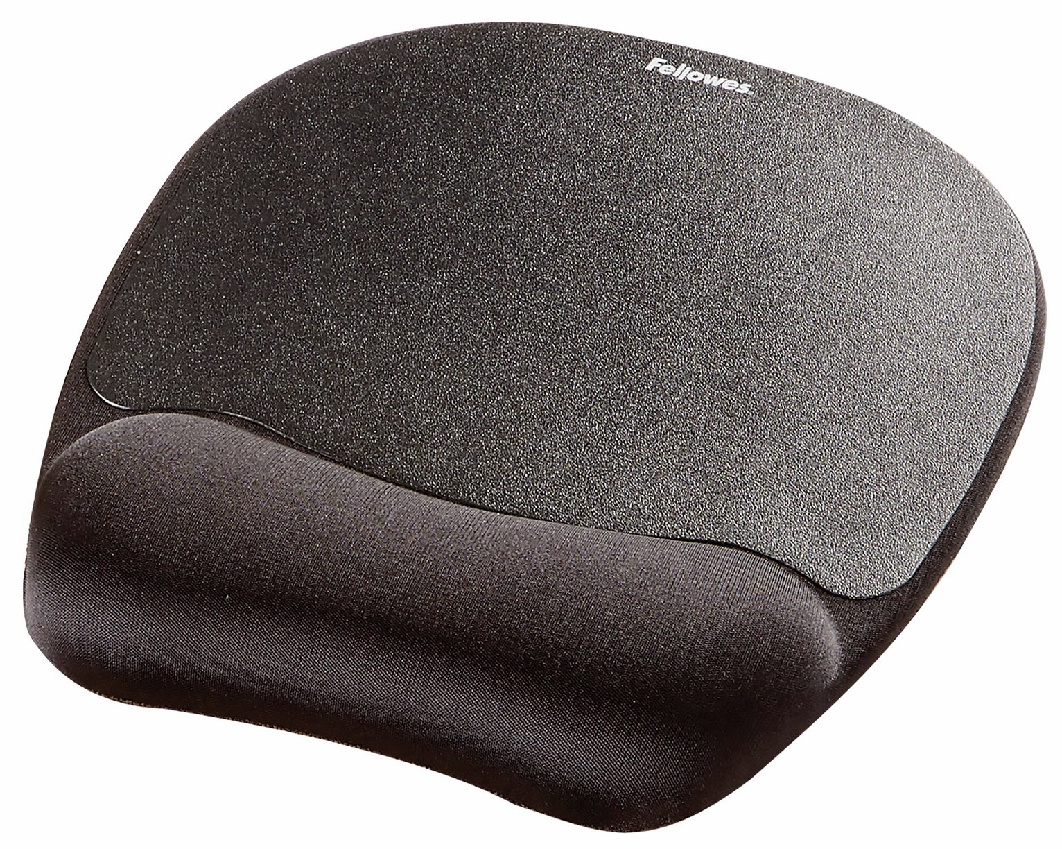 Fellowes Memory Foam Mousepad Wrist Support - Black