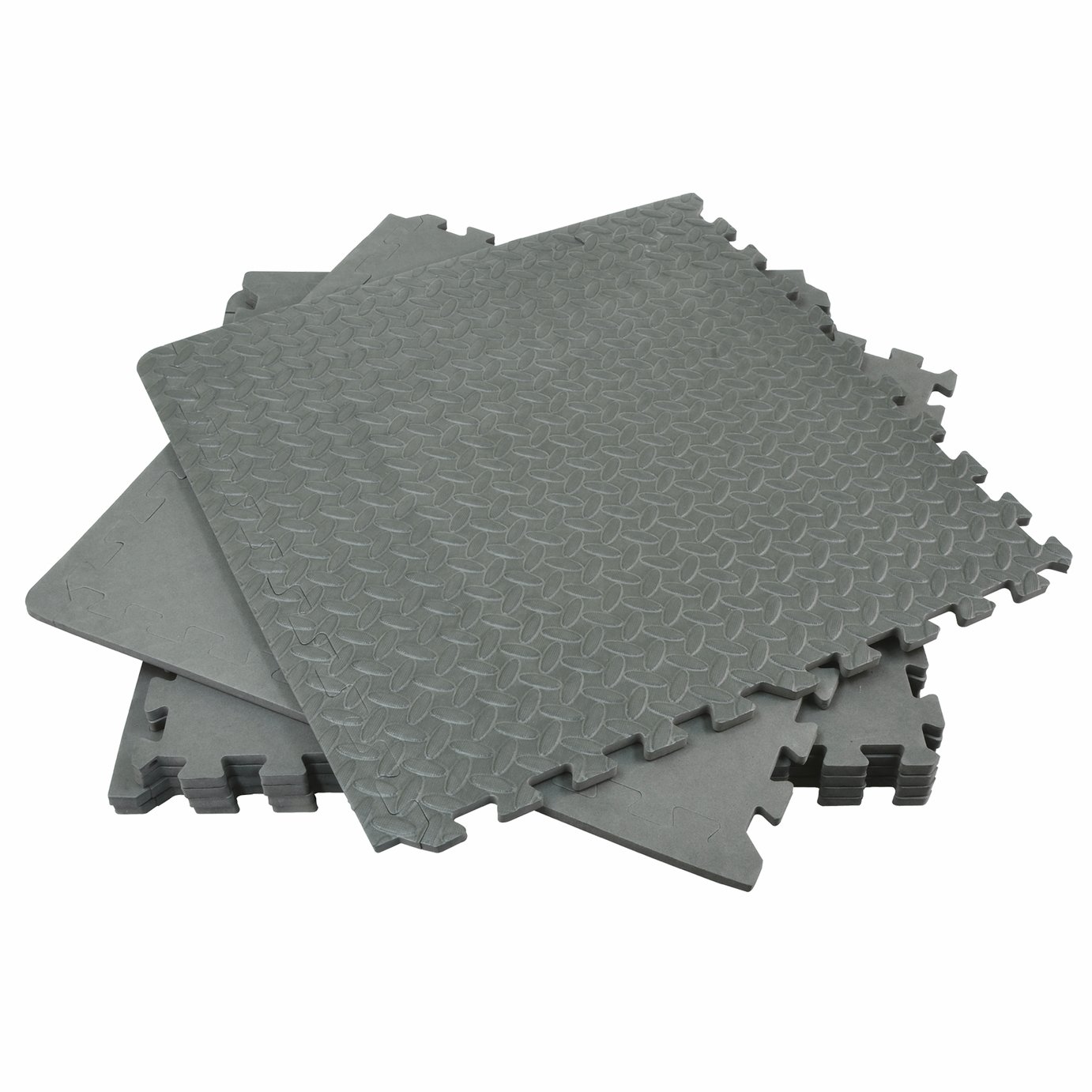 Rolson 6 Piece Interlocking Floor Mats