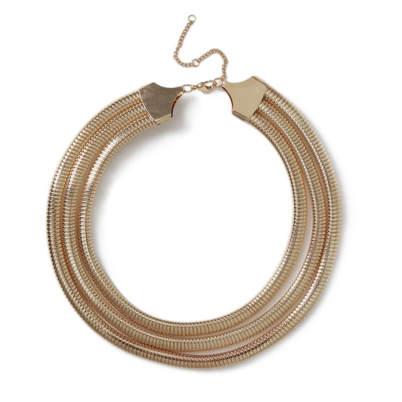 Freedom Gold Three Layer Necklace