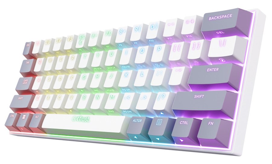 GXTrust 873 Acira 60% Mini Tri-Mode Wireless Gaming Keyboard