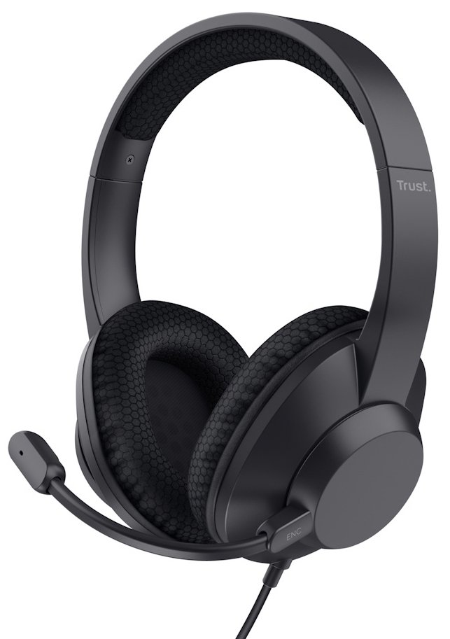 Trust Ayda Max USB-ENC PC Headset - Black